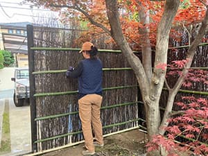 竹垣作成